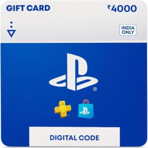 SONY PlayStation Store Gift Card 4000 INR (Digital Voucher Code)